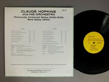 ●米LP CLAUDE HOPKINS & HIS ORCHESTRA/1932-1933 1940 ○_画像2