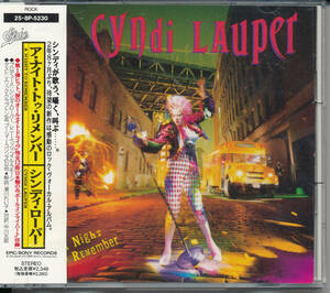 シンディ・ローパー/CYNDI LAUPER/A Night to Remember/ア・ナイト・トゥ・リメンバー★日本盤/初期盤/帯