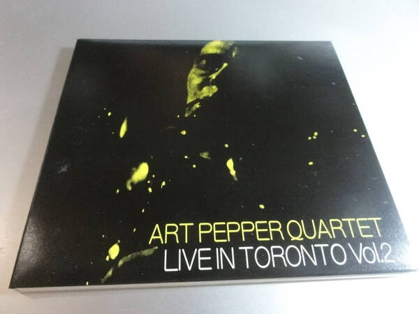 ART PEPEPPER QUARTETアートペッパーカルテット　　　 LIVE IN TORONTO VOL2　　国内盤