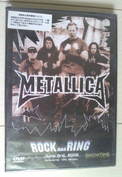 【匿名発送・追跡番号あり】 シュリンク未開封 メタリカ METALLICA / ROCK AM RING 2006
