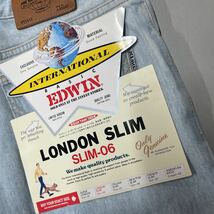 エドウィン LONDON SLIM ロンドンスリム EDWIN ジーンズ デニム ジーンズ W73 デッドストック 訳あり 未使用 ヴィンテージ メンズ パンツ_画像4