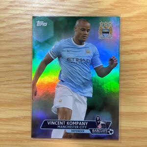 2013 Topps Premier League Gold Vincent Kompany green 99枚限定