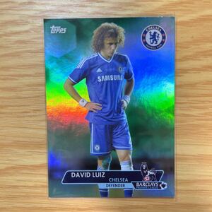 2013 Topps Premier League Gold David Luiz green 99枚限定