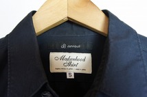 Johnbull ジョンブル Makerhood Shirt メーカーフッド 長袖 シャツ 13402 黒 ブラック サイズS 408N_画像4
