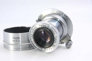  valuable * finest quality class *Reise-Q*C 5cm 50mm F3.5 L mount *Reise-Kogaku Tokyo*Leica* Leica *10609