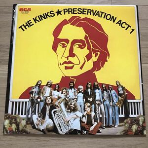 LP записано в Японии Kinks Preservation Act 1 gold ks сохранять veishon первый занавес RCA-6184