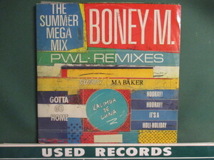 ★ Boney M. ： The Summer Mega Mix 12'' ☆ (( PWL Remixes / 落札5点で送料無料