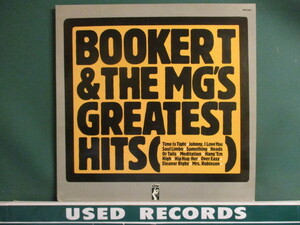 ★ Booker T. & The MG's ： Greatest Hits LP ☆ (( STAX Inst Soul / 「Time Is Tight」、「Johnny, I Love You」収録