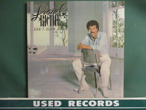 ★ Lionel Richie ： Can't Slow Down LP ☆ (( David Foster / 「All Night Long」、「Hello」収録 / 落札5点で送料無料