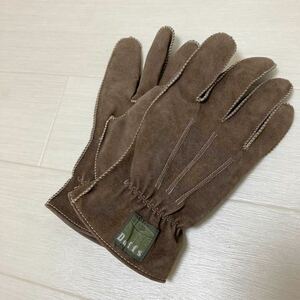 Duffs leather gloves leather glove tea color Brown lady's fashion accessories winter thing 