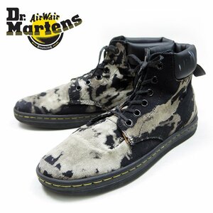 UK5　24cm相当　Dr.Martens　ドクターマーチン　ダメージ加工　6ホール　キャンバス　シューズ　ブーツ　革靴　タイダイ　/U3718