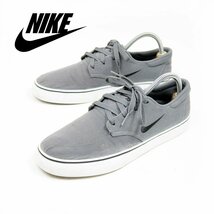 26.5cm相当　NIKE SB CANVAS CLUTCH　ナイキ エスビー クラッチ キャンバス スニーカー　ローカット　スケートボード　ダークグレー/U7795_画像1