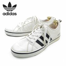 29cm表記　adidas アディダス AW4594-901 ADIPACE VS アディペース ブイエス 　スニーカー　ホワイト /U7809_画像1