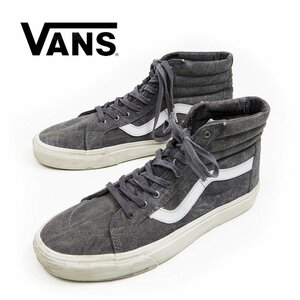 28.5cm inscription VANS Old Skool Vans Old school canvas is ikatto sneakers skateboard gray Street /U7833