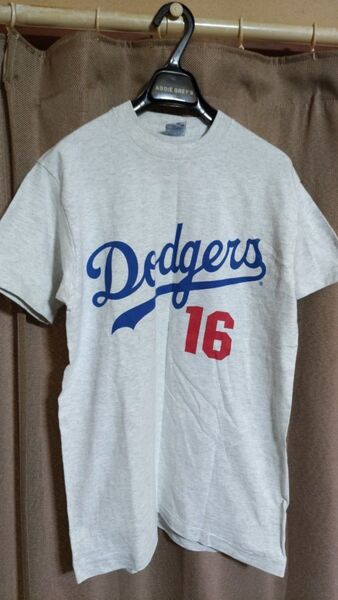 【ヴィンテージ】野茂英雄 Tシャツ② メンズ MLB ドジャース ユニフォーム メジャーリーグ 大谷翔平 水ダウ 根建着 レア貴重