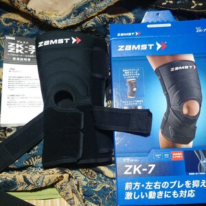 美品　ザムスト ZAMST ZK-7　サイズS　サポーター　ハードサポート　膝痛　登山