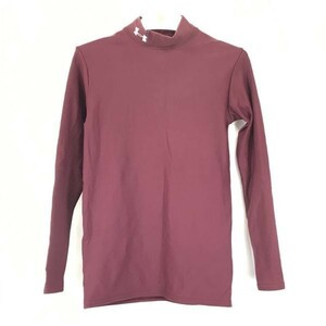 UNDER ARMOUR/ Under Armor * long sleeve inner / high‐necked /. pressure shirt [XS degree / wine red ]*BG717