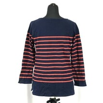 ミラオーウェン/mila owen★長袖Tシャツ/カットソー【women’s size -F/紺×赤/navy×red/ボーダー柄】Tops/Shirts◆BG974_画像2