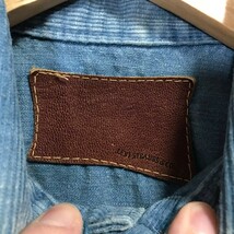 F6937dL Levi's リーバイス キッズサイズ130～140cm位 コーデュロイジャケット ブルー USED 古着 デニム風ジャケット カジュアル アメカジ_画像4