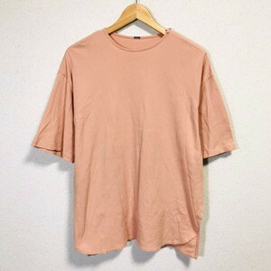 F7242dL Mila Owen ミラオーウェン サイズF フリーサイズ オーバーサイズ 半袖Tシャツ Tee ピンク レディース ゆったり カットソー