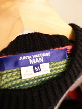 JUNYAWATANABE JUNYA ジュンヤワタナベ コムデギャルソン 22AW 2022AW ニット　未使用　サイズＭ　ラムウール天竺ボーダー WJ-N009-_画像6