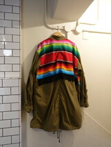 JUNYAWATANABE JUNYA ジュンヤワタナベ × jay kay モッズコート　22AW　2022AW　未使用　綿ウェザー×メキシカンサラペ_画像4