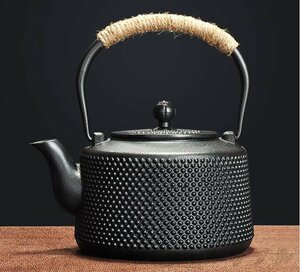新入荷☆ 提梁鉄瓶 老鉄瓶コーティングなしお茶セット 手作りやかんを沸かす お茶を入れる