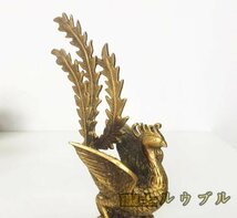 美品登場★ 鳳凰 火鳳凰 彫刻 装飾品 風水 置物 事務所 開運 幸運 出世_画像2