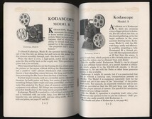 HOME MOVIES with the CINE-KODAK 1928年 / シネコダック16mm撮影用カメラ コダスコープ映写機 カタログ1冊 イーストマンコダック社発行_画像8