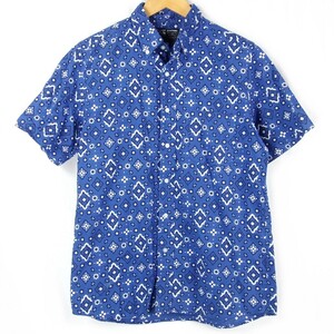 #. times SONTAKUsontak× SHIPS Ships special order / BANDANA B.D SHIRT / made in Japan / men's / bandana pattern button down shirt size M