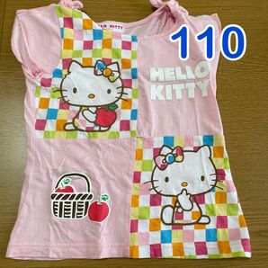 ハローキティ　キティちゃん 半袖シャツ 半袖Tシャツ 幼稚園　Tシャツ