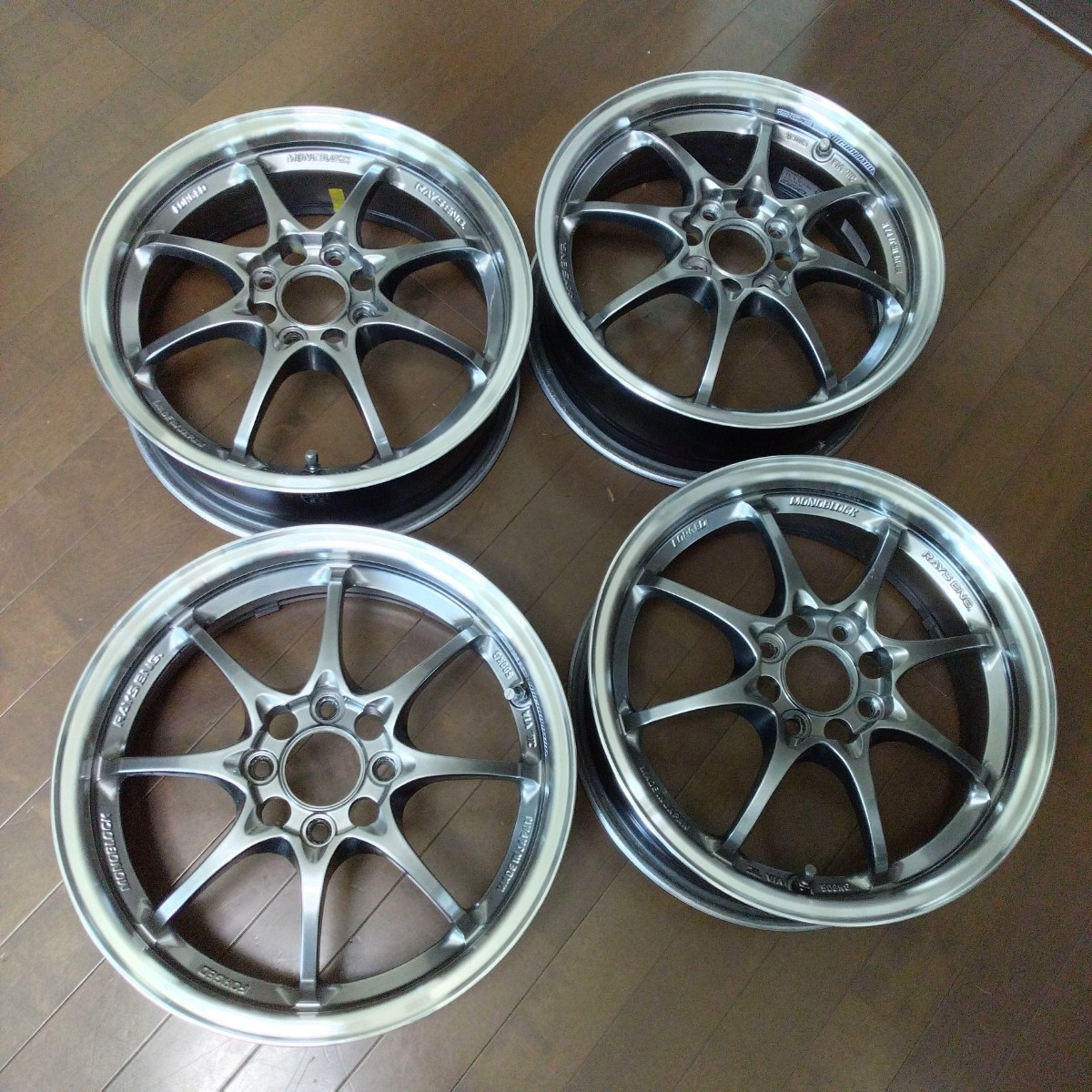 スノーブルー 値下げ RAYS CE28 15インチ 4H-100 ホイール2本 - 通販