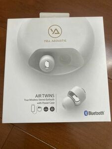 AIR TWINS☆新品同様★モバイルバッテリー付きBluetoothイヤホン＋取扱説明書＋充電コード＋イヤーピース