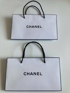 シャネル CHANEL紙袋 ショッパー ショップ袋 2枚