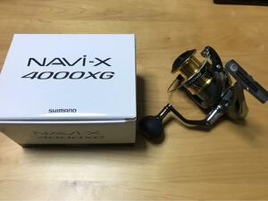 新品 シマノ(SHIMANO) ナビX 【4000XG】 スピニングリール 釣り具 フィッシング 海釣り 投げ釣り シーバス ショアジグ キス