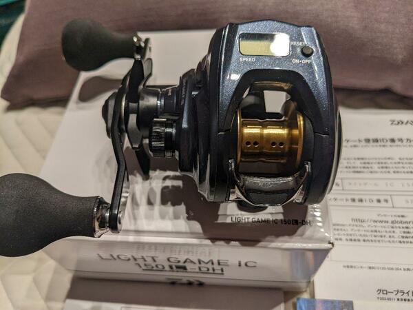 新品 ダイワ(DAIWA) カウンター付き両軸リール ライトゲ-ム IC 【150L-DH】 左ハンドル 海釣り フィッシング 釣り具 ブレイド