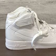 NIKE ナイキ スニーカー AIR FORCE 1 エアフォース1 MID 07 315123-111 28.5 ホワイト／ホワイト_画像5