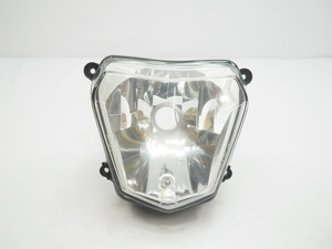 ヘッドライト 純正ヘッドランプ KTM 690デューク duke レンズ割れ無 headlight headlamp