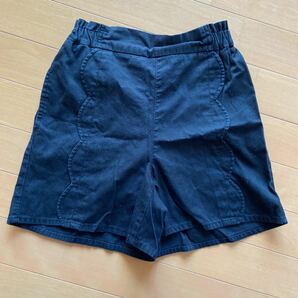 GU☆スカラップショートパンツ キュロット♪サイズ150♪usedの画像1