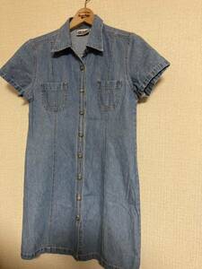 90s～ヴィンテージ　BILL BLASS JEANS デニムシャツワンピース