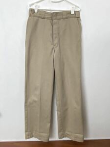 希少　Dickies ディッキーズ　ワークパンツ 874 USA製　アメリカ製　カーキ　ベージュ　ワークパンツ w30 L34