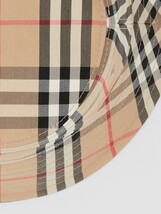 新品未使用人気 BURBERRY バーバリー ヴィンテージチェック テクニカルコットン バケットハット 帽子 タグ付き 即決価格送料無料 Mサイズ_画像3