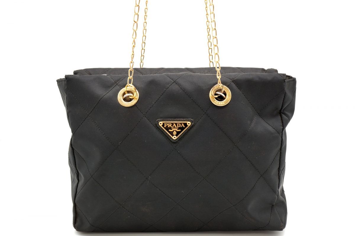 ヤフオク! -「prada プラダ ナイロン チェーンショルダーバッグ」の ヤフオク! -「prada プラダ ナイロン チェーンショルダーバッグ」の