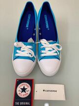 CONVERSE ALLSTAR WEDGEII PERKY コンバース オールスター ウェッジ2 パーキー　サックス/イエロー　24.0（US5）　難あり未使用　送料込_画像1