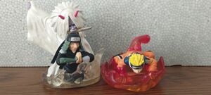 三代目火影ヒルゼン　ナルト　2体の　NARUTOナルトフィギュア