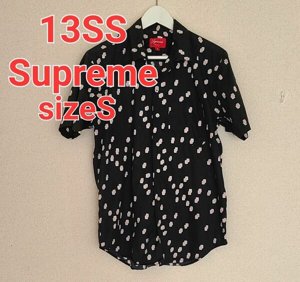 Supreme シュプリームSquare Open S/S Shirt collarブラック sizeS