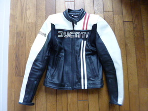 DUCATI Ducati large ne-ze leather jacket 42 size new goods unused 