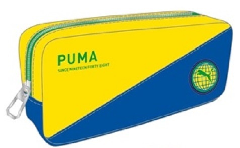 新品・送料込♪限定品♪【PUMA BOYS　サッカー　ペンケース　ブラジル】クツワ　FIFA　WORLD CUP