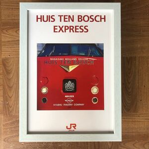 Плакат для станции офис офис 1992 Операция Start Hakata Sasebo Jr Kyushu Limited Express 485 серия Huis Ten Bosch Price