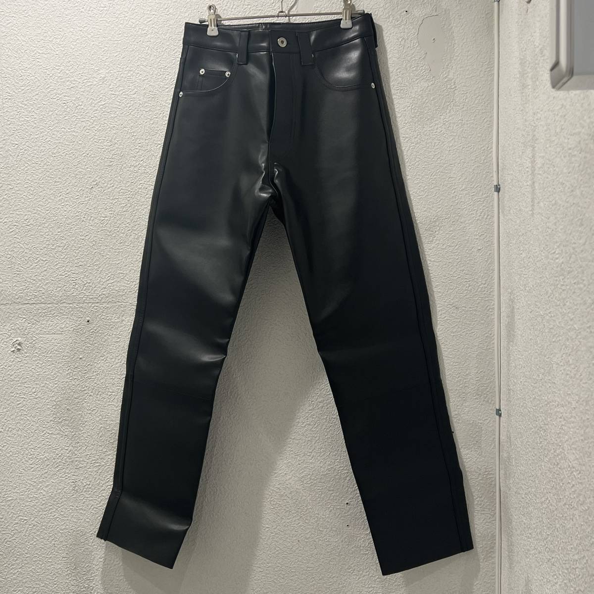 KWAIDAN EDITIONS カイダンエディションズ テーパード フェイク レザーパンツ SIZE38 【表参道t】
